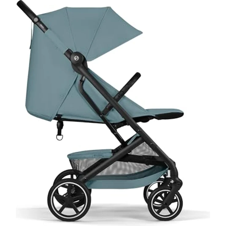 Cybex Beezy Buggy 2026, Stadt-Buggy mit flacher Liegeposition, einhändig kompakt faltbar, Stormy Blue – Bild 8