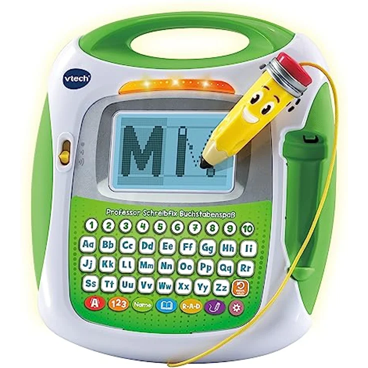 VTech Professor Schreibfix Buchstabenspaß – Schreibtafel zum Schreiben und Lesen lernen – Für Kinder von 4-8 Jahren – Bild 1