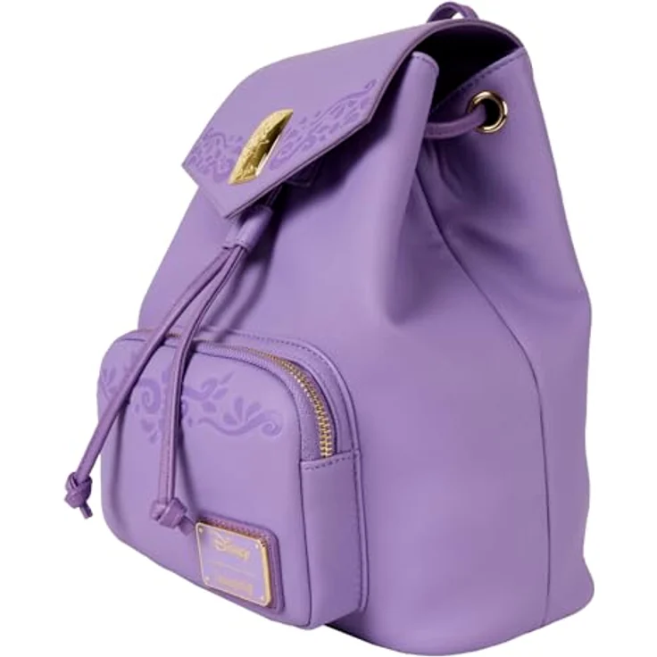 Loungefly Disney Rapunzel Mini Rucksack, Kindergartenrucksack im Design der Disney-Prinzessin – Bild 2