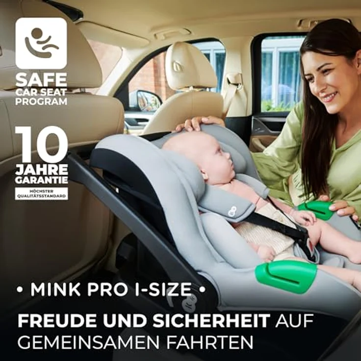 KinderKraft Newly 3in1 Mink Pro, Kombikinderwagen in Moonlight Grey mit einfachem Klappsystem und verstellbaren Elementen – Bild 9