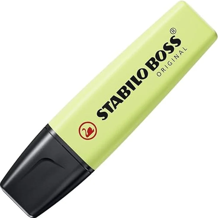 STABILO Textmarker BOSS ORIGINAL Pastel, 14 zarte Farben, Keilspitze für 2 Strichstärken 2 und 5 mm, 4 Stunden Austrocknungsschutz – Bild 2