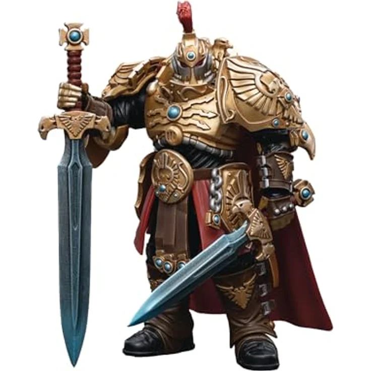 Joy Toy Warhammer 40k Actionfigur 1/18 Adeptus Custodes Blade Champion, beweglich, 12 cm mit Zubehör – Bild 1