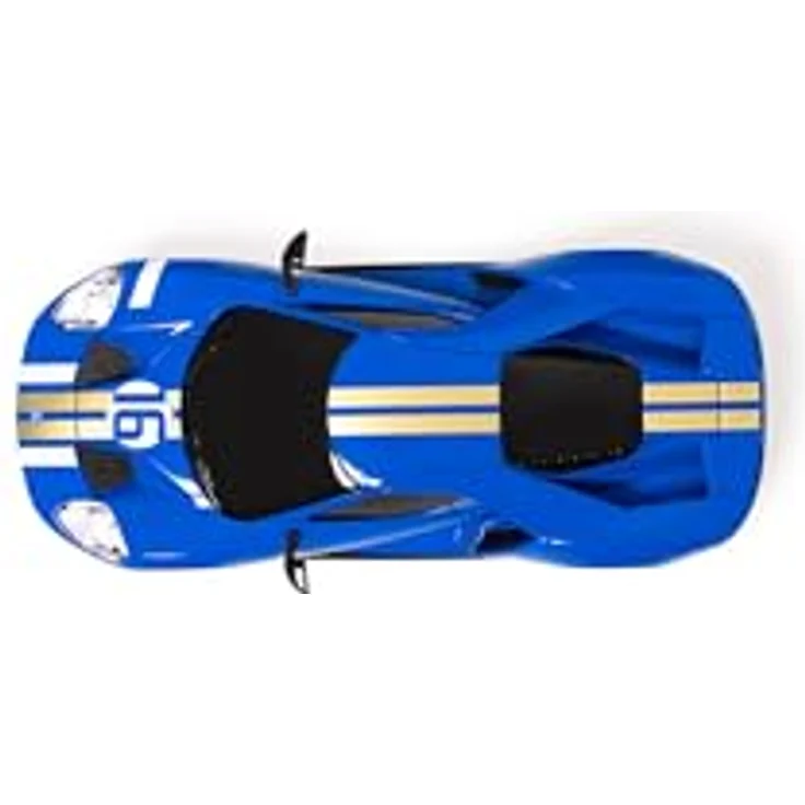 Carson 1:24 Ford GT 2.4GHz, Ferngesteuertes Auto mit LED-Beleuchtung und ca. 60 min Fahrzeit, Blau – Bild 4