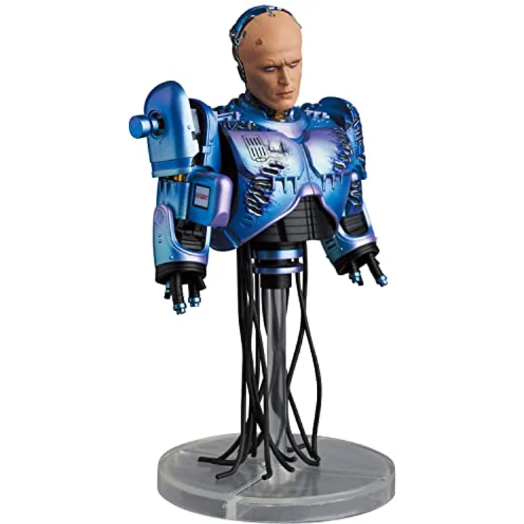 Medicom MAFEX No.196 Robocop 2, Actionfigur mit Murphy Head Version, Gesamthöhe ca. 160 mm, verstellbarer Figurenständer, vorgefräste Detailteile – Bild 4