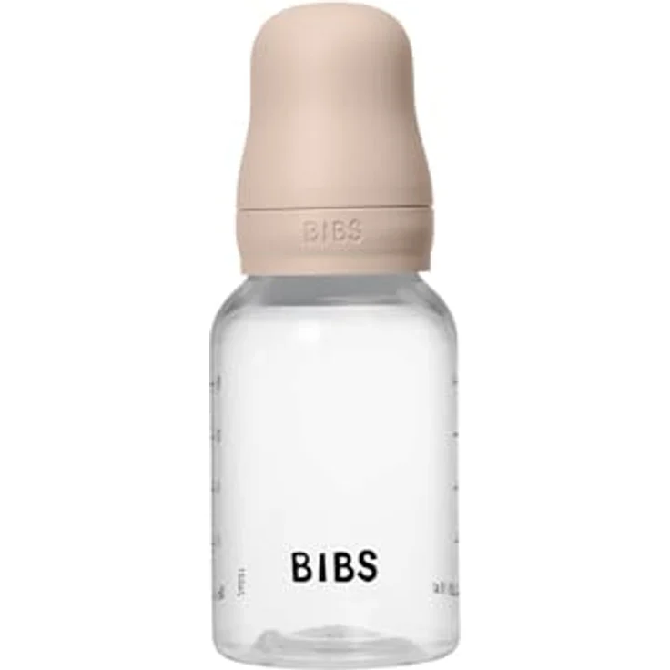 BIBS Anti-Colic Baby Bottle Silicone, Antikolikflasche Blush, 150 ml mit Silikonschnuller und effektiver Entlüftung – Bild 4