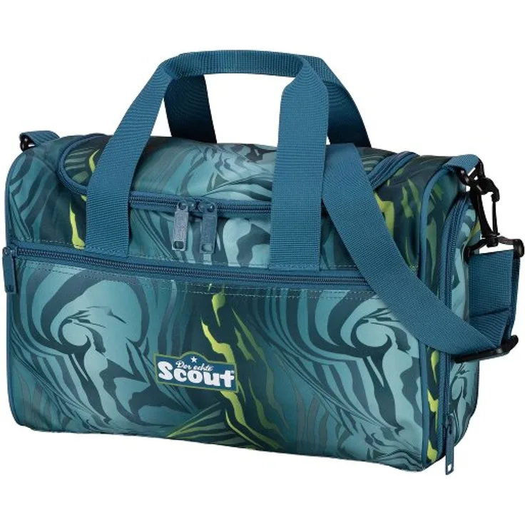 Scout Sporttasche 35 cm, Kindersporttasche aus 100% Polyester, petrol
