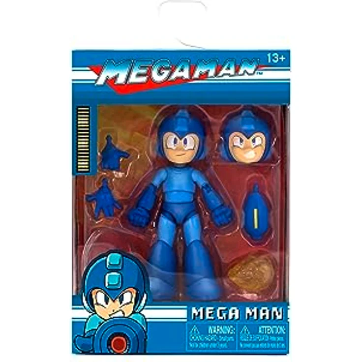 JADA Mega Man Sammelfigur, 4,5 Zoll (11,5 cm), bewegliche Action Figur mit über 25 Gelenkpunkten – Bild 6