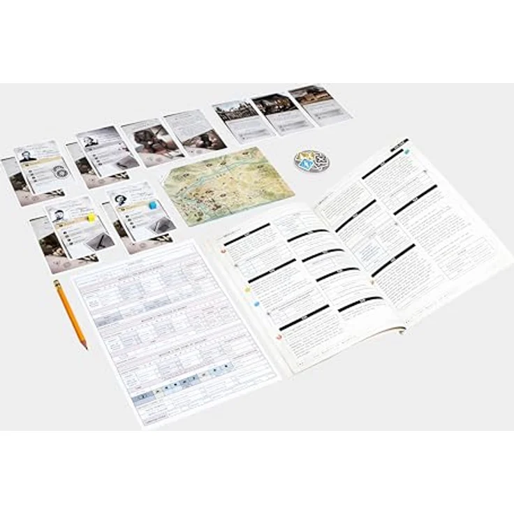 Asmodee War Story: Occupied France, Kooperatives Kartenspiel für 1-6 Spieler, mit 80+ Karten und 90+ Tokens – Bild 9