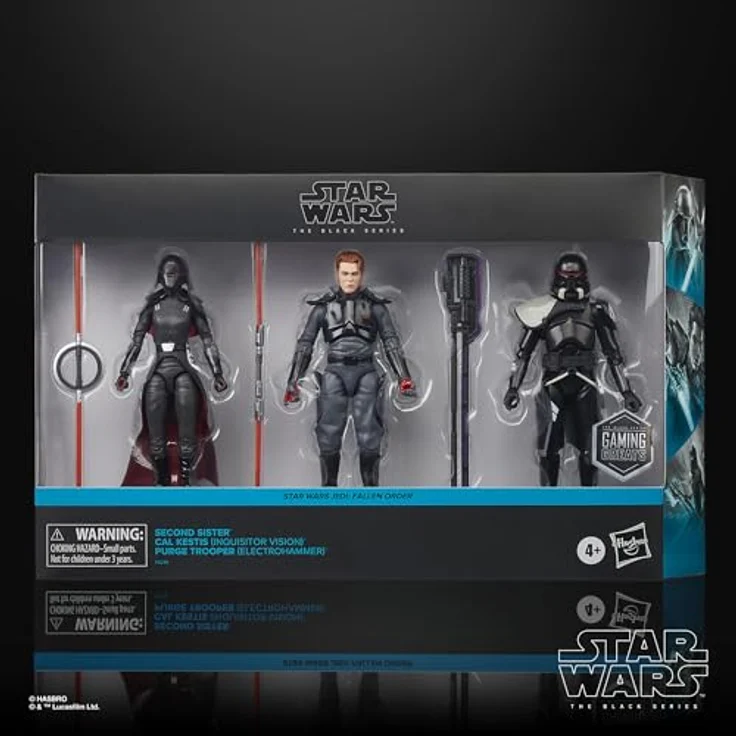 Star Wars The Black Series Zweite Schwester & Cal Kestis, Action-Figuren (15 cm) mit Lichtschwert und Elektrohammer, Sammelfiguren zu Star Wars Jedi: Fallen Order – Bild 2
