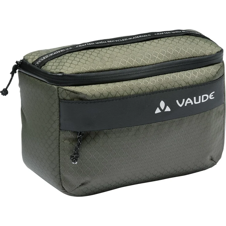 VAUDE Fahrradtasche Cyclist Box Hüfttasche und Lenkertasche, 3 Liter Volumen, recycelte Materialien, PFC-frei wasserabweisend, blau – Bild 1
