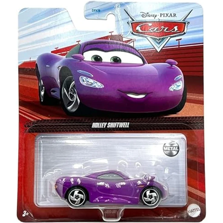 Disney Cars Spielzeug-Rennwagen Holley Shiftwell GKB32 1:55 Metallauto Mattel für Kinder ab 3 Jahren – Bild 3