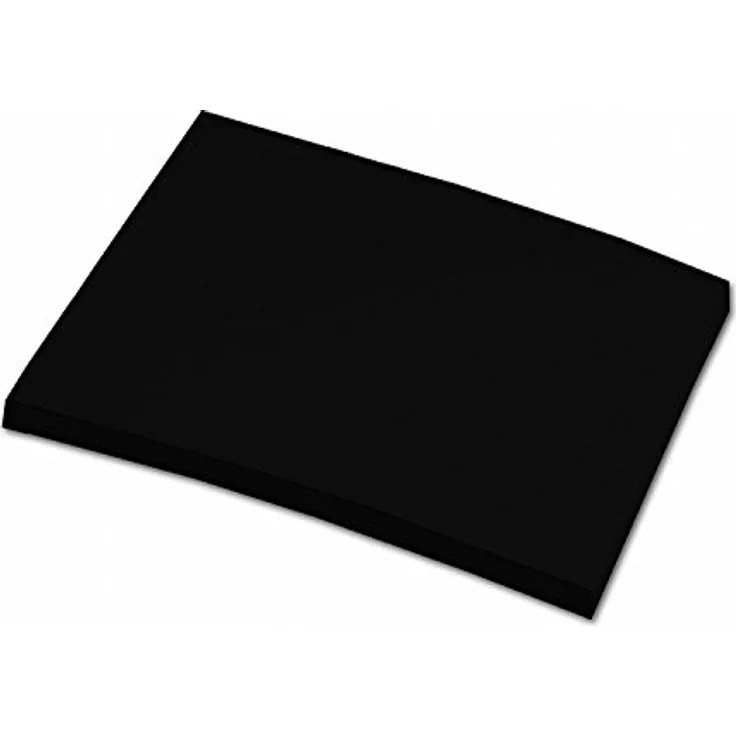folia 6490 - Tonpapier schwarz, DIN A4, 130 g/qm, 100 Blatt - zum Basteln und kreativen Gestalten von Karten, Fensterbildern und für Scrapbooking - Preisvergleich