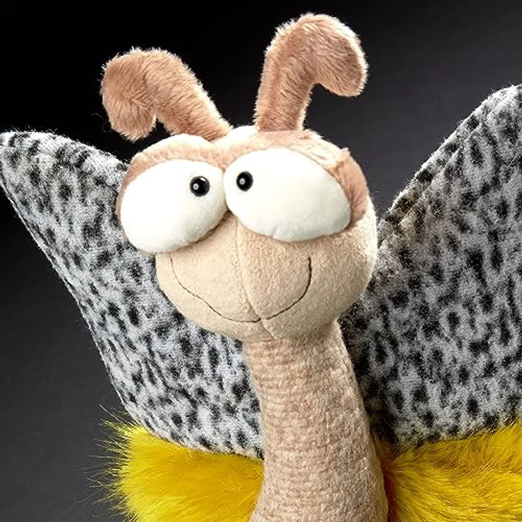 sigikid Plüschtier Happy Day, BeastsTown, Kuscheltier zum Sammeln und Schmusen, Beige/Gelb/Schmetterling – Bild 4