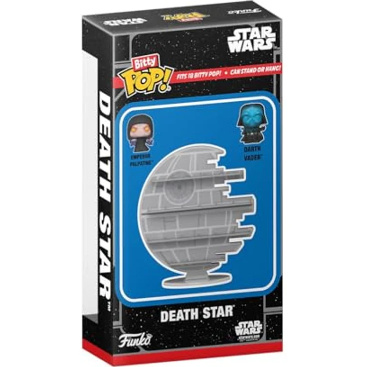 Funko Bitty Pop! Display: Star Wars - Death Star - Emperor Palpatine™ and Darth Vader™ (Electrified) - 0.9 Inch (2.2 cm) - Sammelfiguren – Bild 3