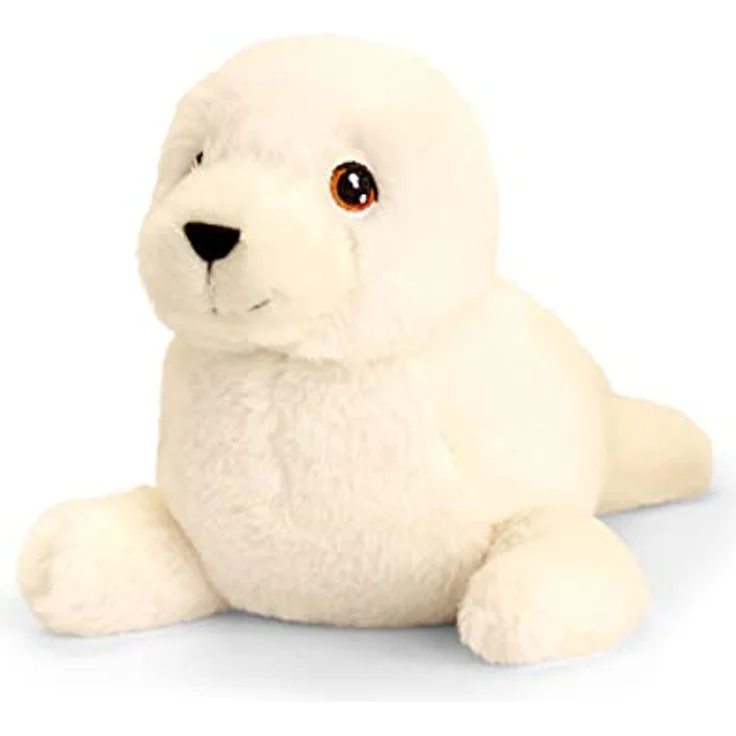 Keel Toys Keeleco Plüschtier Robbe, 25 cm, umweltfreundlicher Plüsch aus 100% recycelten Materialien, waschbar – Bild 1