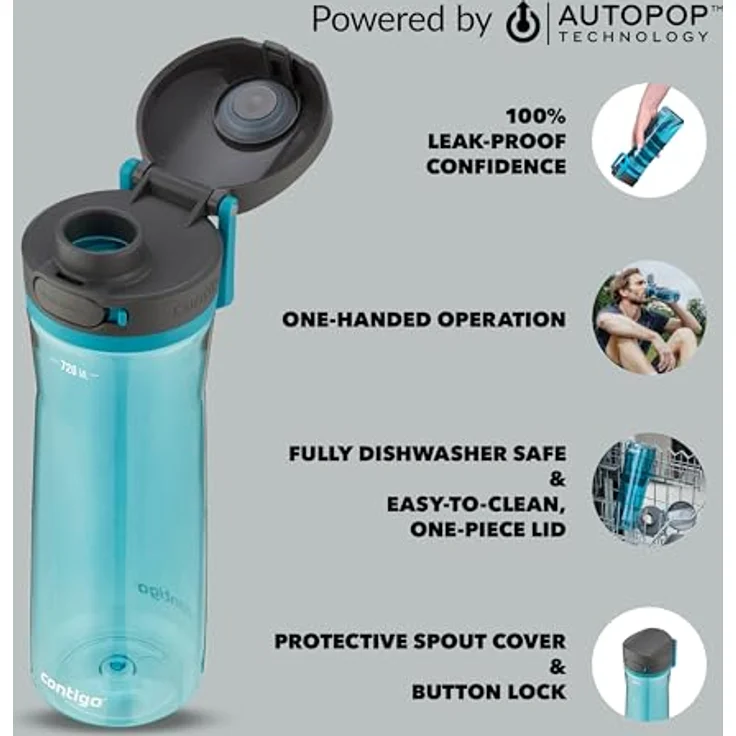 Contigo Trinkflasche Jackson 2 720ml Juniper – Bild 3