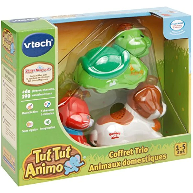VTech Roboter interactivo 242875, interaktive Spielzeugfigur aus hochwertigem Kunststoff für Kinder ab 1 Jahr, mehrfarbig – Bild 3