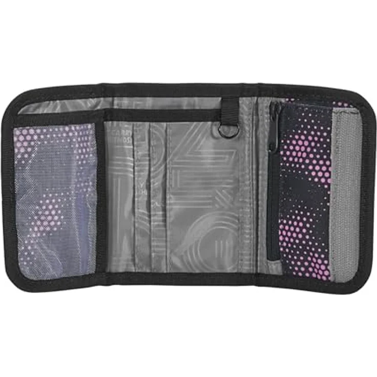 coocazoo Geldbörse Pink Illusion, aus recycelten PET-Flaschen, mit Sichtfenster und Trageband – Bild 3