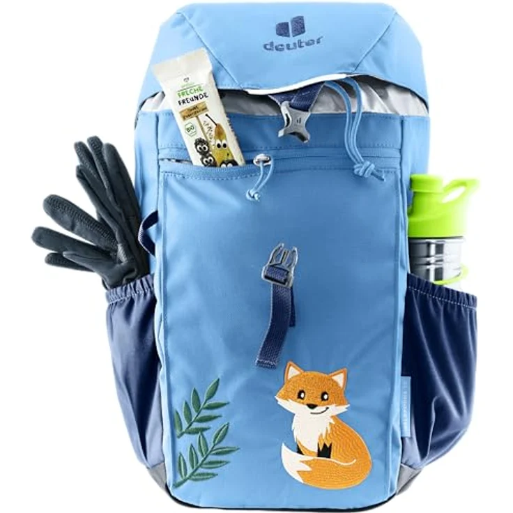 Deuter Waldfuchs 10, Kinderrucksack für Kindergarten, 35 cm, wave-nightblue, 100% Polyester, 21 x 14 x 35 cm – Bild 8