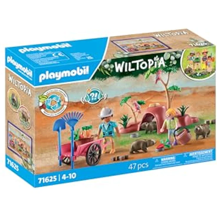 Playmobil® Wombat Unterschlupf (71625), Wiltopia Konstruktions-Spielset, (47 St), Made in Germany – Bild 2