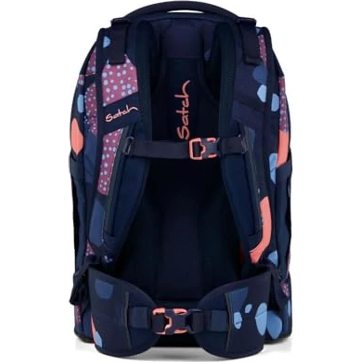 Satch Pack Schulrucksack Set 3tlg. inkl. Schlamperbox und Sportbeutel, 30 Liter Volumen, 3D Soft-Mesh Rückensystem, Coral Reef – Bild 4