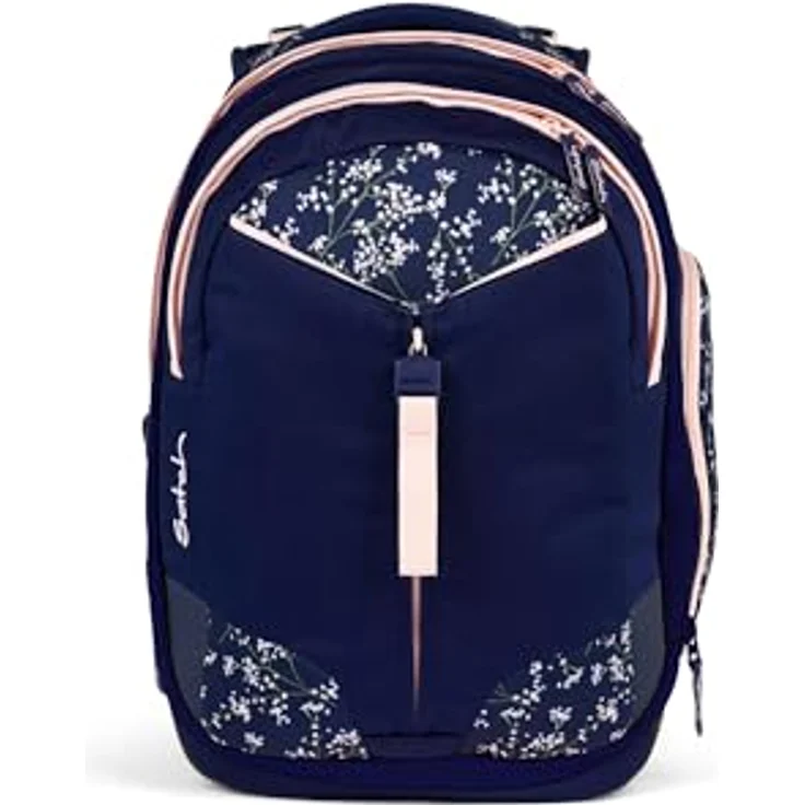 Satch Satch Match Bloomy Breeze, Schulrucksack mit 5 Liter Erweiterung, ergonomisch und wasserabweisend, reflektierend, für Körpergrößen 1,40 - 1,80 m – Bild 1