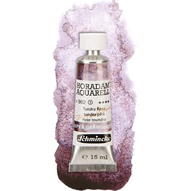 Schmincke HORADAM® AQUARELL Super Granulation Set Tundra, 5 x 15 ml Tuben, sehr stark granulierende Farbtöne für karge Landschaften – Bild 5