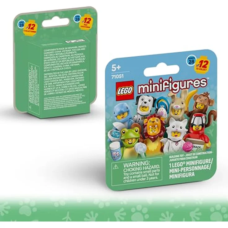 LEGO Minifiguren Tiere Serie 28 (71051) - Überraschungsbox mit 1 zufälliger Minifigur, ab 5 Jahren, 12 verschiedene Figuren zur Auswahl – Bild 3