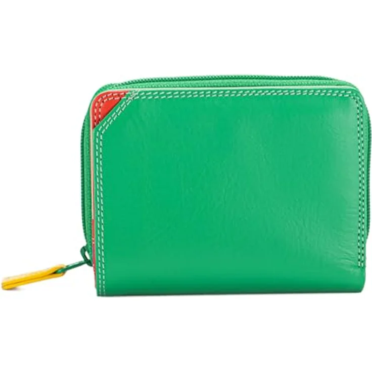 Mywalit Small Wallet, Kinderportemonnaie aus 100% Leder, 10 cm x 8 cm x 3 cm, grün – Bild 1