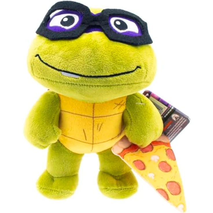 Mattel HVK30, Cartoon-Figur, Turtle-Plüschfigur aus "Teenage Mutant Ninja Turtles: Mutant Mayhem", weich und kuschelig, für Kinder ab 3 Jahren – Bild 1