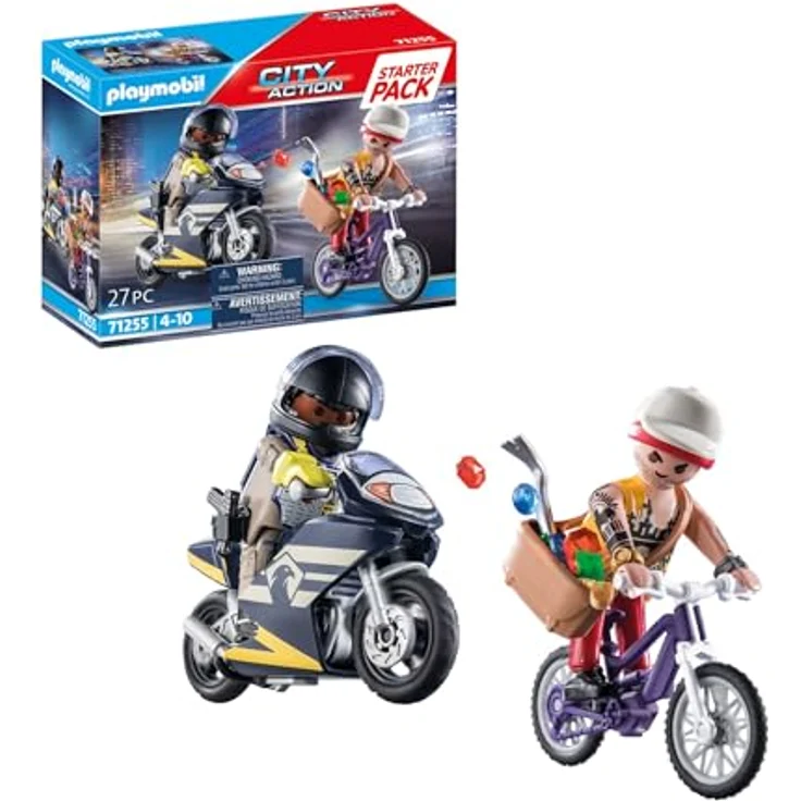 Playmobil® Konstruktions-Spielset Starter Pack, SEK und Juwelendieb (71255), City Action, (27 St), Made in Europe – Bild 2