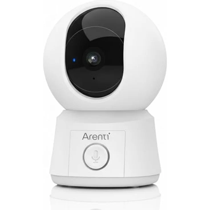 ARENTI AINanny B2 Kit, Full-HD Video-Babyphone mit 12,7 cm (5“) LCD-Bildschirm, IR-Nachtsicht, Schwenk- und Neigefunktion, Auto-Tracking, Temperatur- und Feuchtigkeitssensor, zwei-Wege-Audio – Bild 2