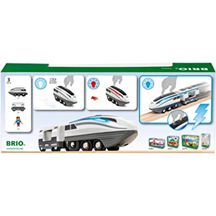 36003 BRIO Turbo-Zug - Batteriebetriebener Spielzeugzug für Kinder ab 3 Jahren - Preisvergleich – Bild 5