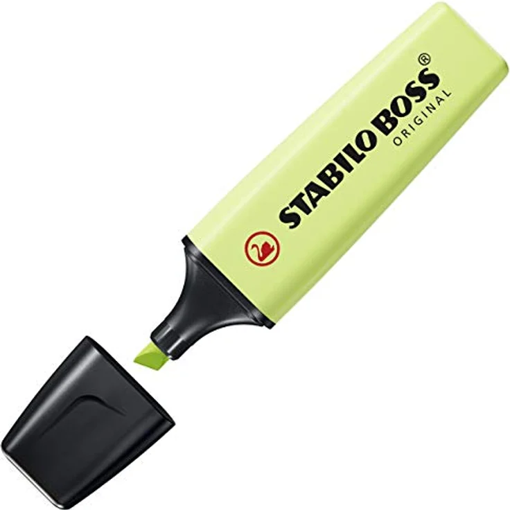 Textmarker - STABILO BOSS ORIGINAL Pastel - Einzelstift - Prise von Limette – Bild 3