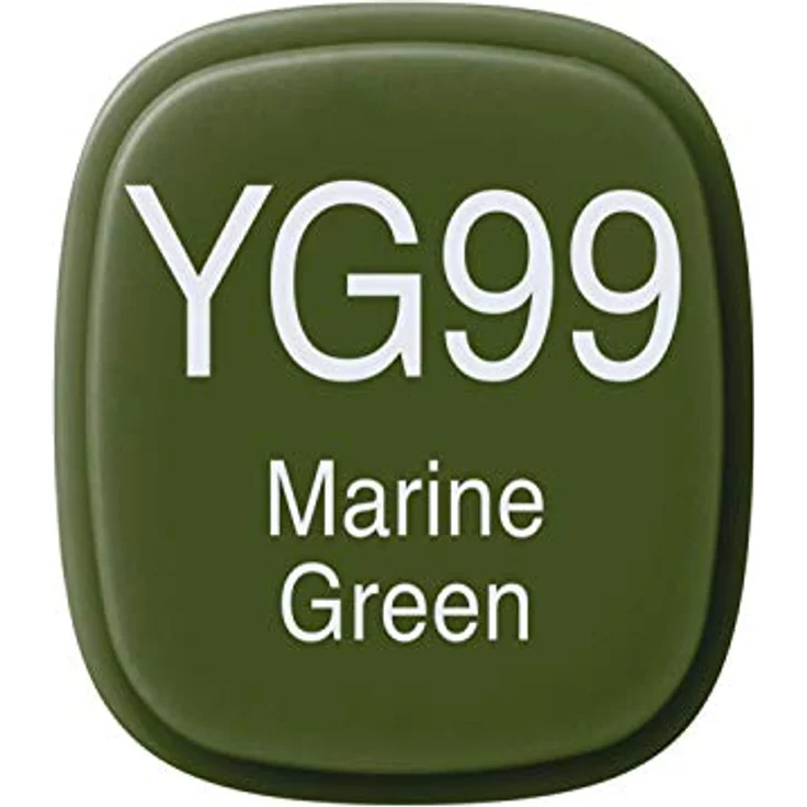 Copic Classic Marker Typ YG - 99, Marine Green, professioneller Layoutmarker mit dualer Spitze, schnelltrocknend – Bild 3
