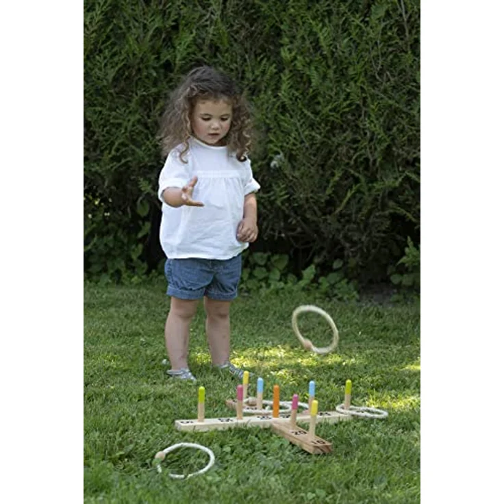 Ringwurfspiel aus Holz – Bild 4