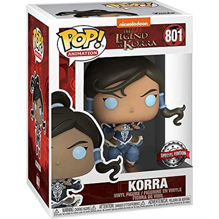 Funko Pop The Legend of Korra 801, Korra in Avatar State Special Edition, Sammelfigur 9,5 cm hoch, importiert – Bild 3