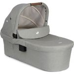 joie Babywanne Ramble XL, Babywanne für Versatrax & Versatrax E, ab Geburt bis 9 Monate, inkl. Regenschutz und UV-Schutz, Pebble