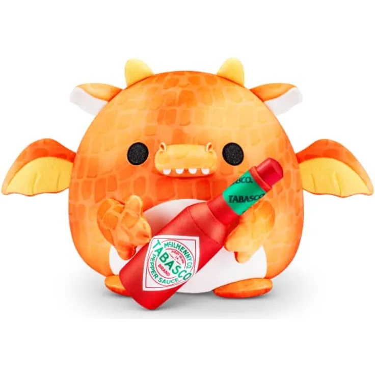 Snackles groß Felix, Drache (Tabasco) ZURU, 35 cm großen Plüschtier (Drache)