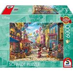 Schmidt Spiele 57397 Thomas Kinkade, Disney, Mickey and Minnie in Mexico, 6000 Teile Puzzle in Premium-Qualität