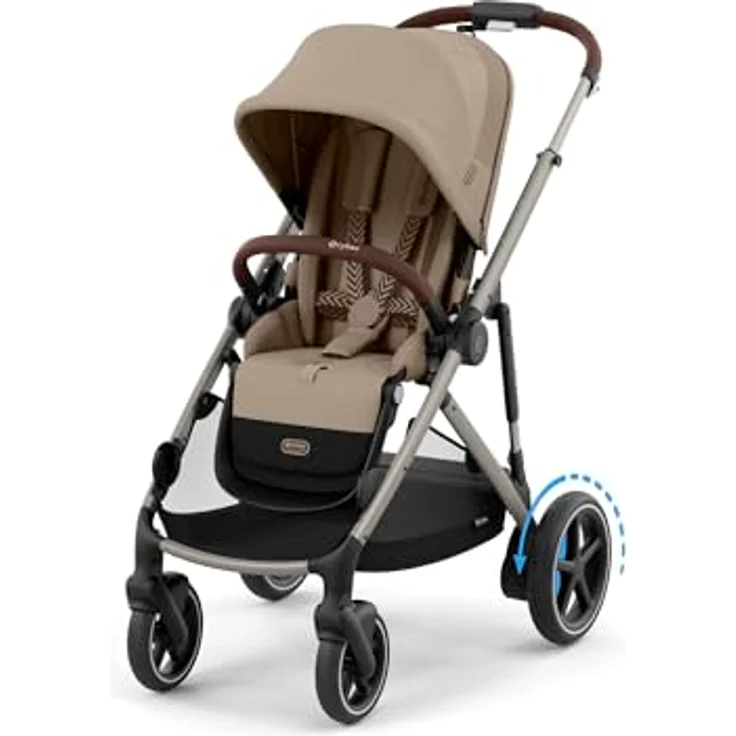 Cybex eGazelle S, Kinderwagen mit E-Antrieb, Wiegefunktion und großem Einkaufskorb – Bild 1