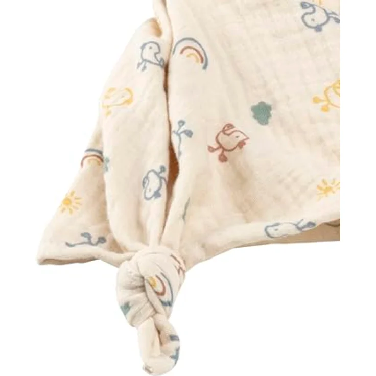 Sterntaler Kuscheltuch Ente Edda Lou aus Musselin, mit Rassel, Schnuffeltuch, Trösterchen für Jungen und Mädchen – Bild 5