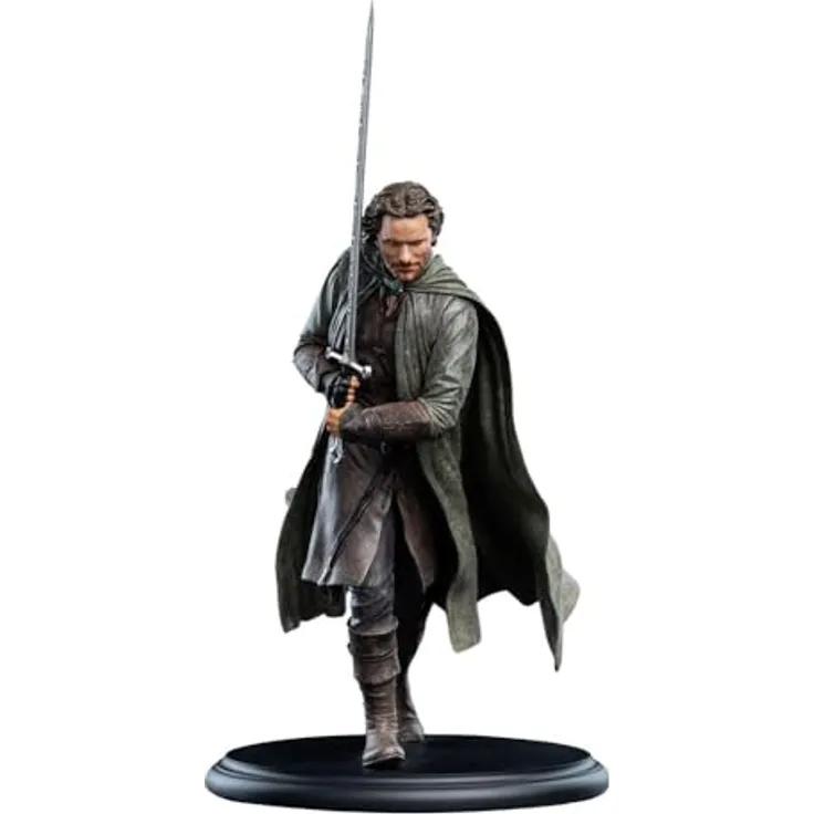 Weta Workshop Herr der Ringe Mini Statue Aragorn, detailreiche Sammelfigur aus Polystone, 20 cm