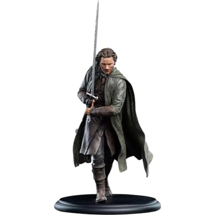 Weta Workshop Herr der Ringe Mini Statue Aragorn, detailreiche Sammelfigur aus Polystone, 20 cm – Bild 1