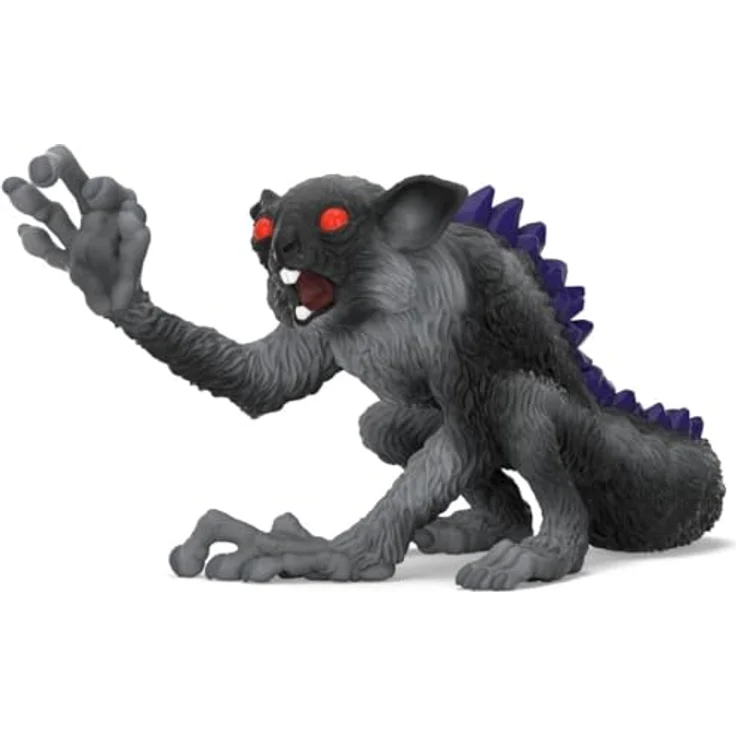 Schleich Schatten Lemur (70855) Eldrador Creatures, detailreiches Spielzeug mit tiefschwarzem Fell, perfekt für Abenteuer in der Schattenwelt – Bild 2