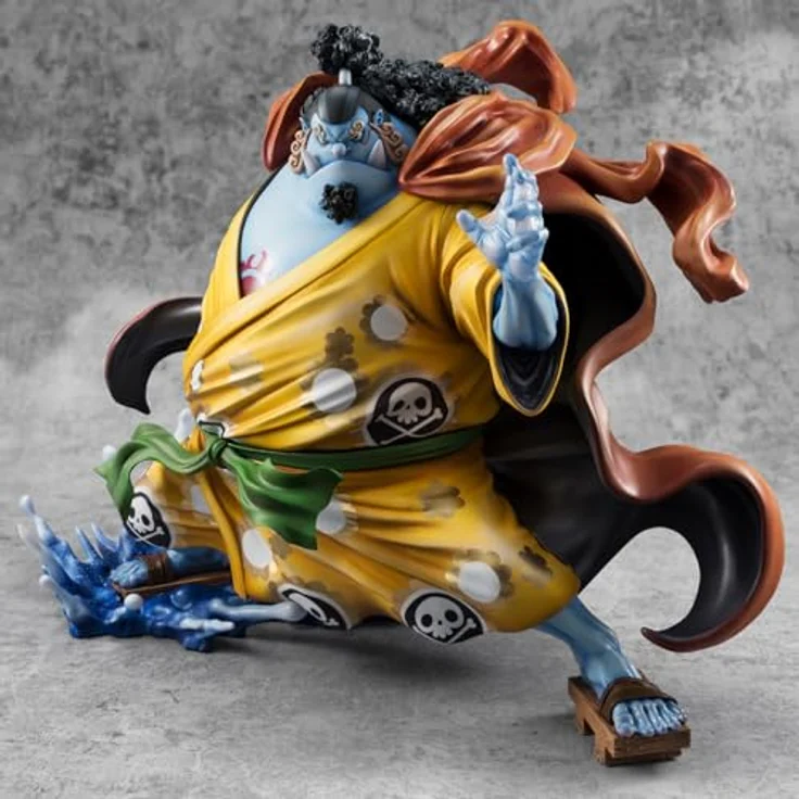 Megahouse One Piece Portrait Of Pirates SA-MAXIMUM PVC Statue Knight of the Sea Jinbe, 25 cm, Limited Reprint – Bild 2