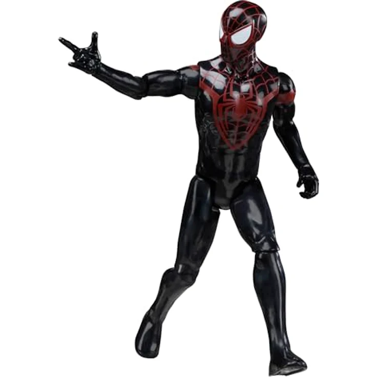 Marvel Spider-Man Titan Serie Miles Morales Action-Figur, 30 cm groß mit 11 beweglichen Punkten, Superhelden-Spielzeug für Kinder ab 4 Jahren – Bild 4