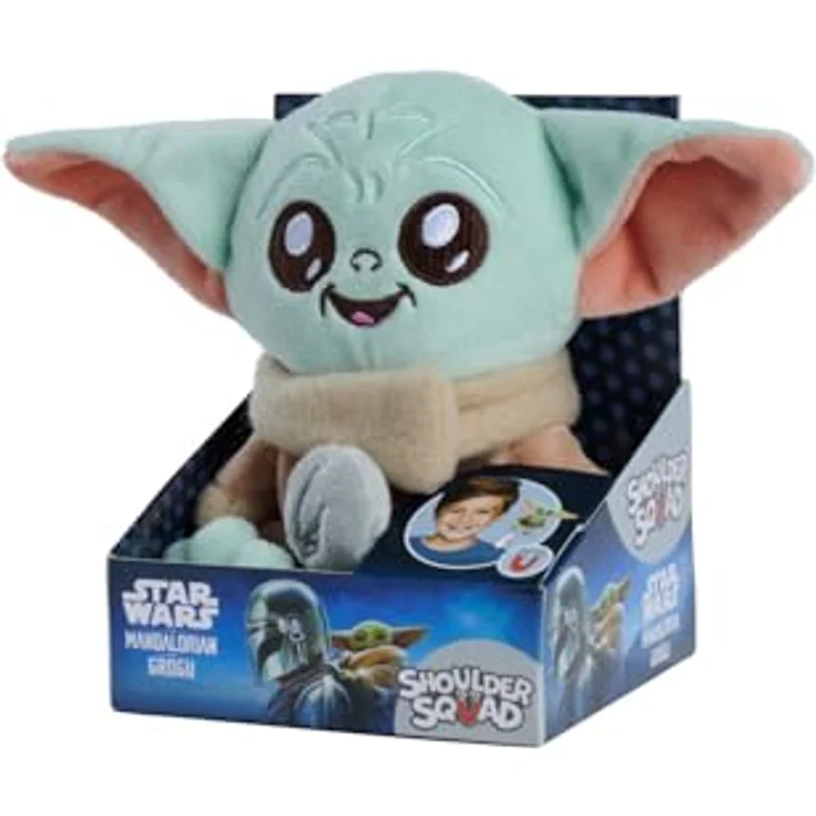 Simba Toys Star Wars Grogu Plüschtier Schulter-Kuscheltier, 12cm mit magnetischer Befestigung, geeignet ab 0 Monaten – Bild 4