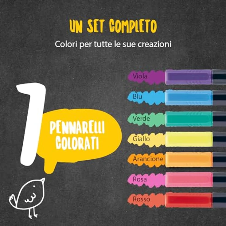Securit Chalk Marker, Mehrfarbig, 2 mm, 7er Set, wischfest und wasserlöslich für non-poröse Oberflächen – Bild 4