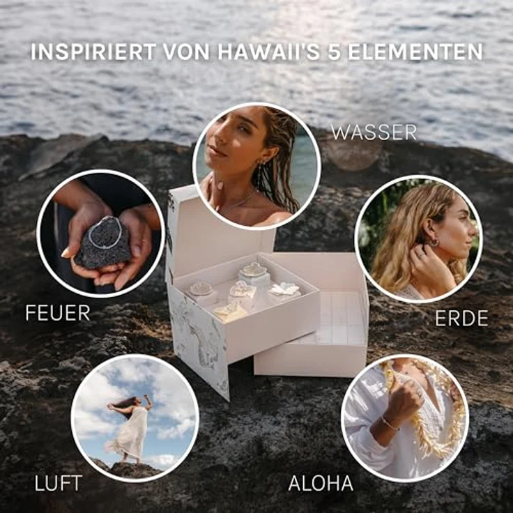 Purelei Damen Schmuckset Elemente Silber Onesize - Mit 6 Ketten, 8 Ohrringen, 4 Ringen, 4 Armbändern, 2 Charms und 1 Fußkettchen – Bild 4